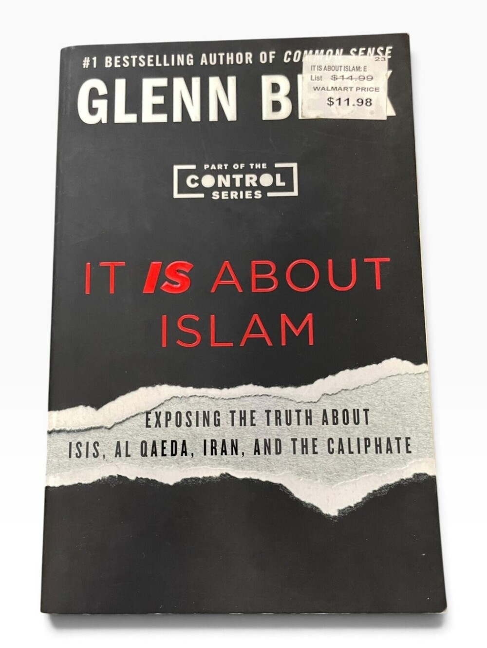 IT IS About Islam by Glenn Beck Paperback Exposing Truth Isis Al Qaeda Iran